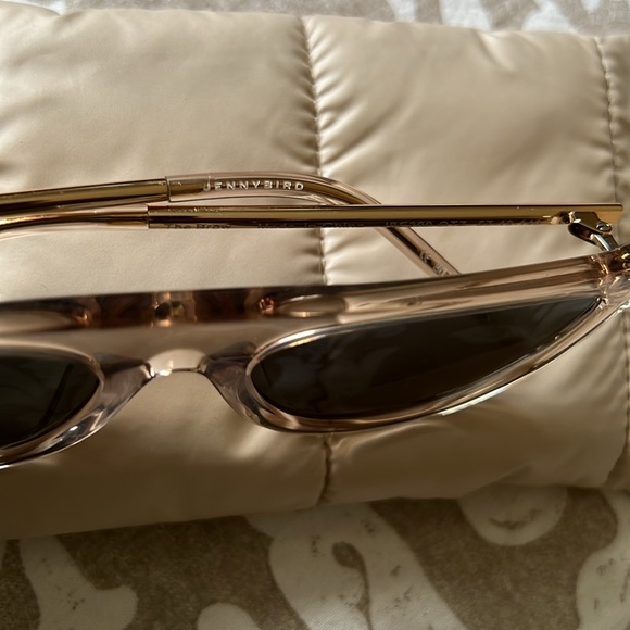 Jenny Bird The Brow Sunglasses - Clear - Picture 2 of 4